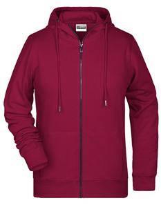 James & Nicholson JN8025 Ladies´ Zip-Hoody - /Wine - L