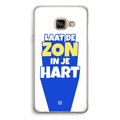 Laat de zon in je hart: Samsung A3 (2017) Transparant Hoesje