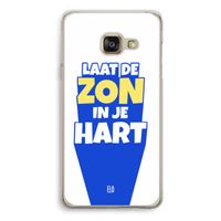 Laat de zon in je hart: Samsung A3 (2017) Transparant Hoesje