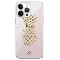 iPhone 14 Pro Max siliconen hoesje - Ananas