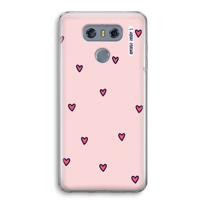 Hartjes: LG G6 Transparant Hoesje