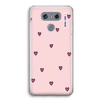 Hartjes: LG G6 Transparant Hoesje