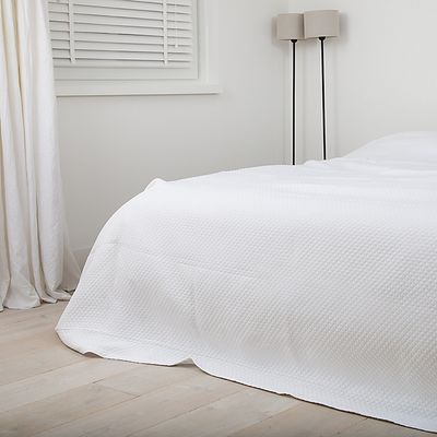Town & Country Sprei Aspen Wit-1-persoons (180 x 260 cm)
