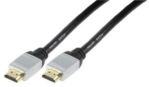 HQ HDMI High Speed 1.5m HDMI kabel 1,5 m HDMI Type A (Standaard) Zwart
