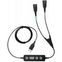 Jabra Link 265 audio kabel USB2.0 2x QD Zwart - thumbnail