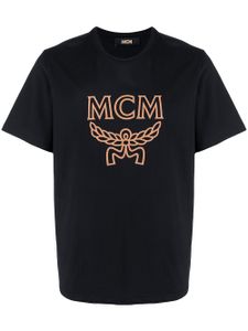 MCM t-shirt à logo imprimé - Noir