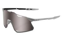 100% Hypercraft Bril Matte Stone Grey Hiper Silver Mirror Lents