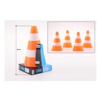 Johntoy Sports active oranje witte pylonnen, 4st.