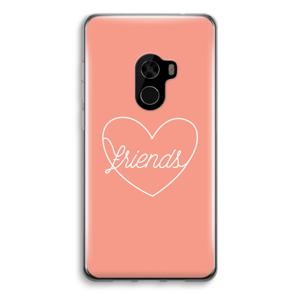 Friends heart: Xiaomi Mi Mix 2 Transparant Hoesje