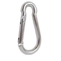 M6 RVS staal Carabiner voorjaar haak multi-tool alpinisme gesp vergrendelen Camping haak touw inwendige Diameter: 5.8 mm