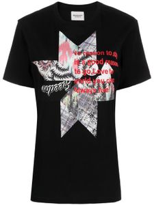 MARANT ÉTOILE t-shirt Zewel à imprimé graphique - Noir