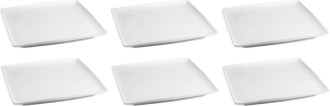 BonBistro Dinerbord Yong Squito 26 x 26 cm - Wit - 6 stuks