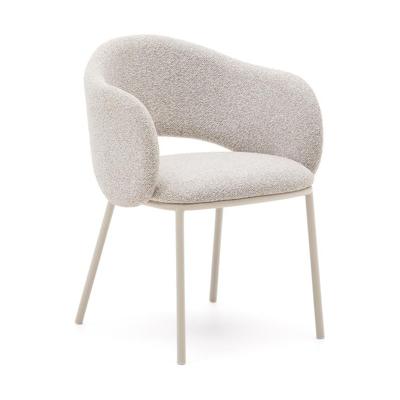 Kave Home Maina eetkamerstoel dik chenille Beige
