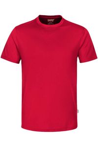 HAKRO 287 Regular Fit T-Shirt ronde hals rood, Effen