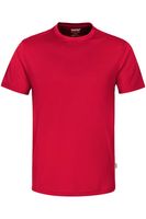 HAKRO 287 Regular Fit T-Shirt ronde hals rood, Effen - thumbnail