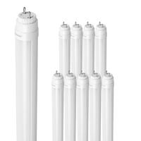 10x LED TL Buis 120cm - T8 G13 Fitting - 12/18 Watt 3600 lumen (200lm/W) - 6000K daglicht wit - Flikkervrij - Vervangt 150 Watt (150W/860) - Incl. Starter