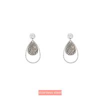Day&Eve Oorbellen Double Drop Dangle | Zilver