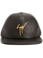 Giuseppe Zanotti casquette Cohen à logo signature - Noir