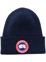 Canada Goose bonnet Arctic Disc en maille nervurée - Bleu - thumbnail