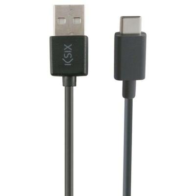 Kabel USB-C naar USB KSIX 3 m Zwart
