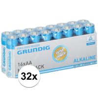 32x Grundig AA batterijen alkaline   -