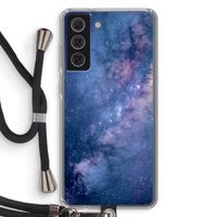 Nebula: Samsung Galaxy S21 FE Transparant Hoesje met koord