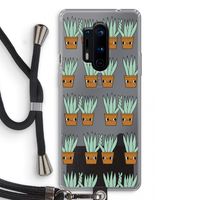 Sansevieria: OnePlus 8 Pro Transparant Hoesje met koord
