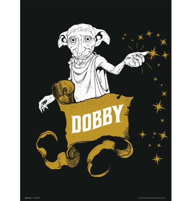 Kunstdruk Harry Potter Dobby 30x40cm
