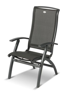Hartman Davinci verstelbare tuinstoel met aluminium armlegger