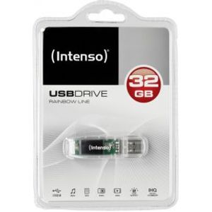 Intenso Rainbow Line USB flash drive 32 GB USB Type-A 2.0 Transparant