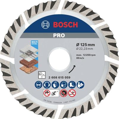 Bosch Accessories 2608615059 Standard for Universal Speed Diamanten doorslijpschijf Diameter 125 mm Boordiameter 22.23 mm 1 stuk(s)