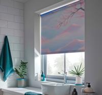 Zen kersenboom bloemen tak raambekleding badkamer