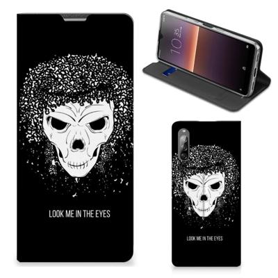 Mobiel BookCase Sony Xperia L4 Skull Hair Mobiel BookCase Sony Xperia L4 Skull Hair