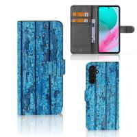 Samsung Galaxy M54 | Book Style Case | Wood Blue