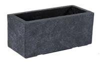 Arizona Balconybox Str Graphite L40W17.2H17.2 Bloempot MCollections - Mcollections