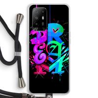 Dream: Oppo A94 5G Transparant Hoesje met koord