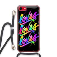 Loves: iPhone SE 2020 Transparant Hoesje met koord