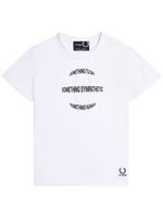 Fred Perry t-shirt en coton à slogan imprimé - Blanc