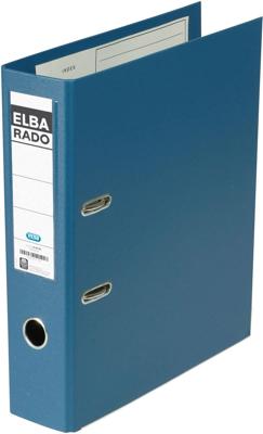 Elba Rado Plast ordner, blauw, rug van 8 cm
