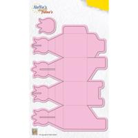 Nellie's Choice • wrapping dies tulp doosje 2st.