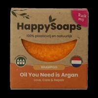 Happysoaps Shampoo bar oil you need argan 1 Stuks