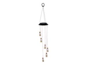 LIVARNO home Solar LED-windspel (Transparante flessen)
