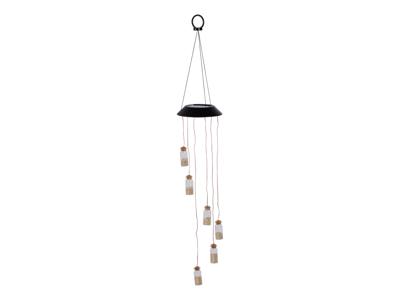 LIVARNO home Solar LED-windspel (Transparante flessen)
