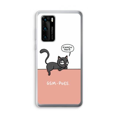 GSM poes: Huawei P40 Transparant Hoesje