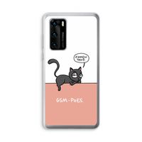 GSM poes: Huawei P40 Transparant Hoesje