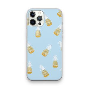 Ananasjes: iPhone 12 Pro Max Transparant Hoesje