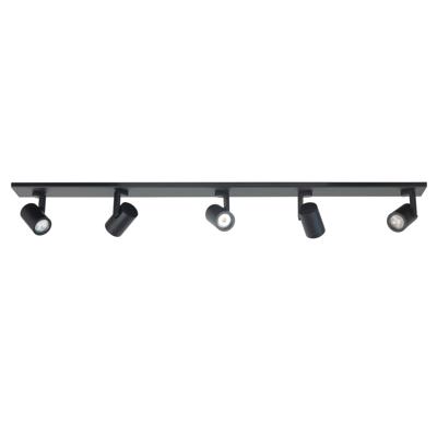 Highlight OpbouwspotHalo zwart 5-lichts - S7378.01