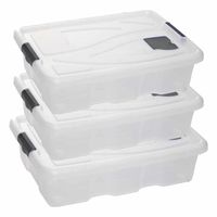 4x Stuks opberg boxen/opbergdozen 28 liter 62 x 45 x 17 cm kunststof