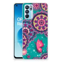 OPPO Reno6 5G Hoesje maken Cirkels en Vlinders