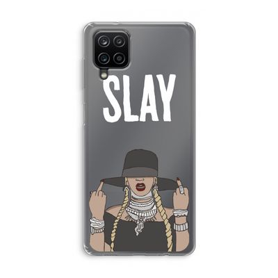 Slay All Day: Samsung Galaxy A12 Transparant Hoesje